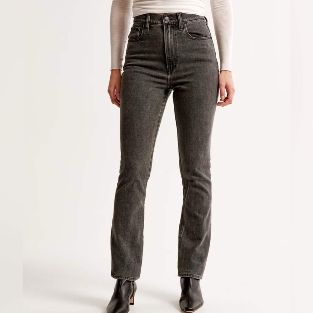 Abercrombie and fitch 90s slim straight high rise jeans